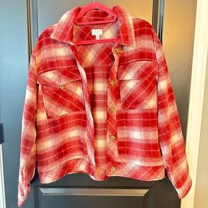 Plaid Flannel Shirt/Jacket. Size XXL